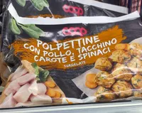 Plolpettine pollo tacchino