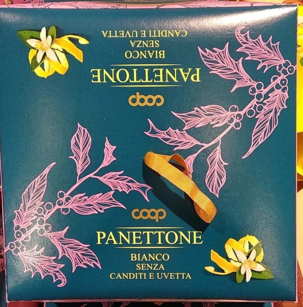 Panettone bianco senza canditi e uvetta