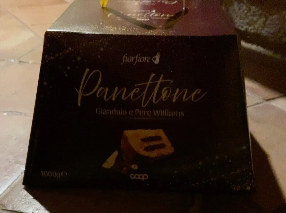 Panettone gianduia e peree williams
