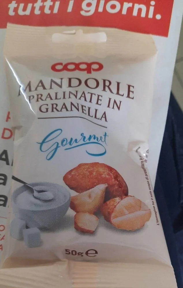 Mandorle praline in granella
