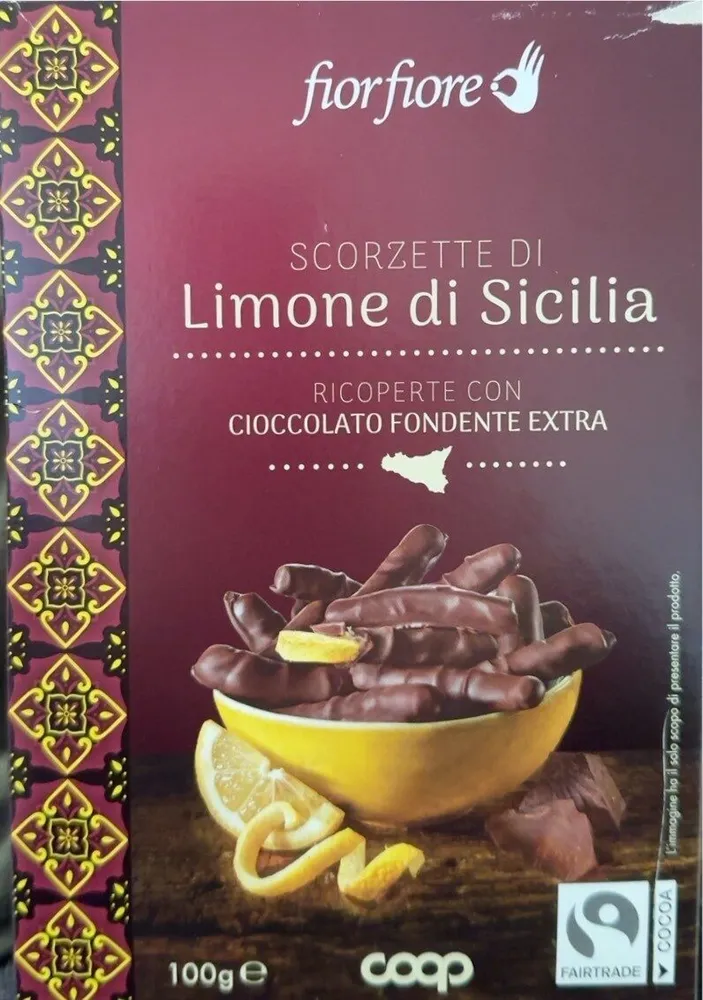 scorzette di limone di sicilia