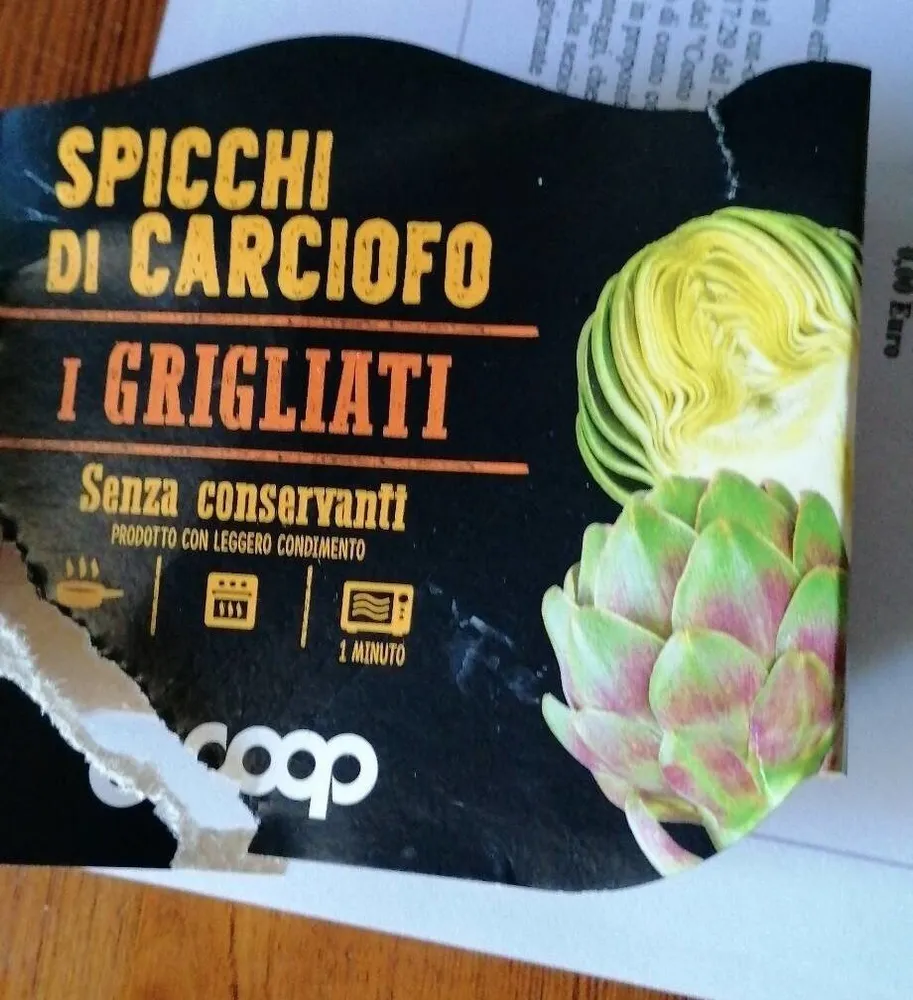 Spicchi di carciofi