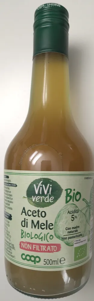Aceto di mele biologico non filtrato