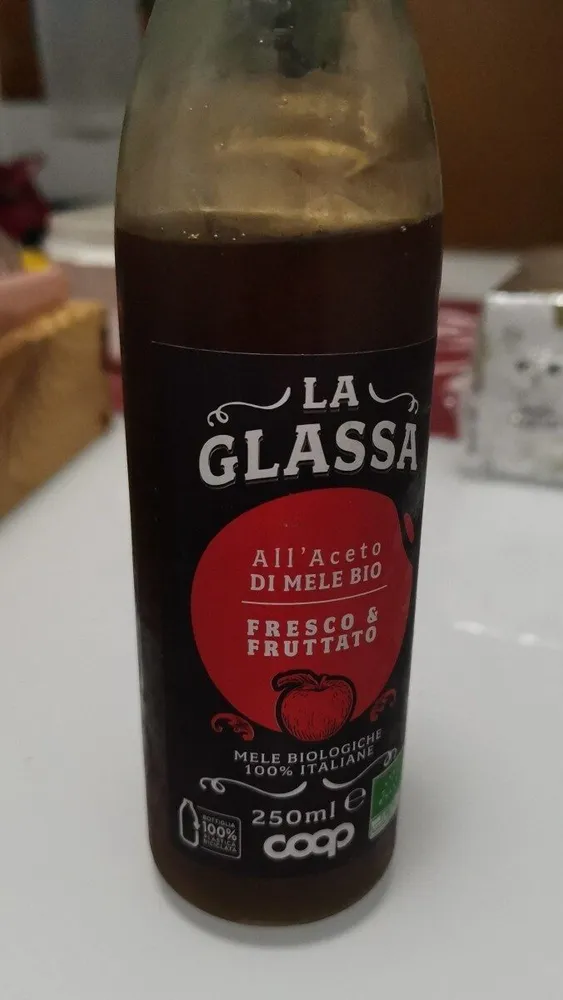 La glassa all aceto di mele bio