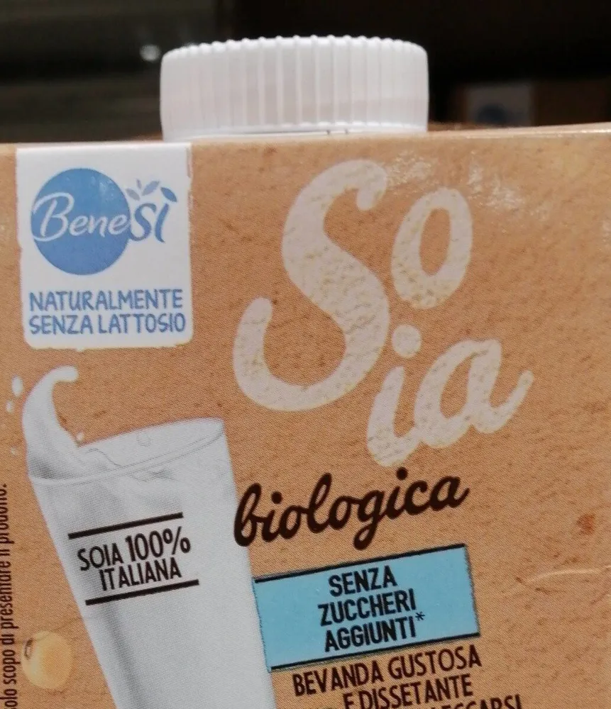 Soia biologica senza zuccheri aggiunti