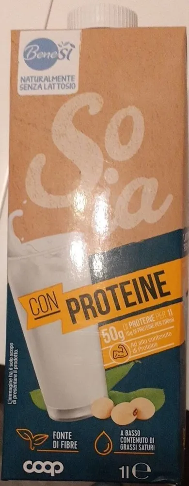Soia con proteine