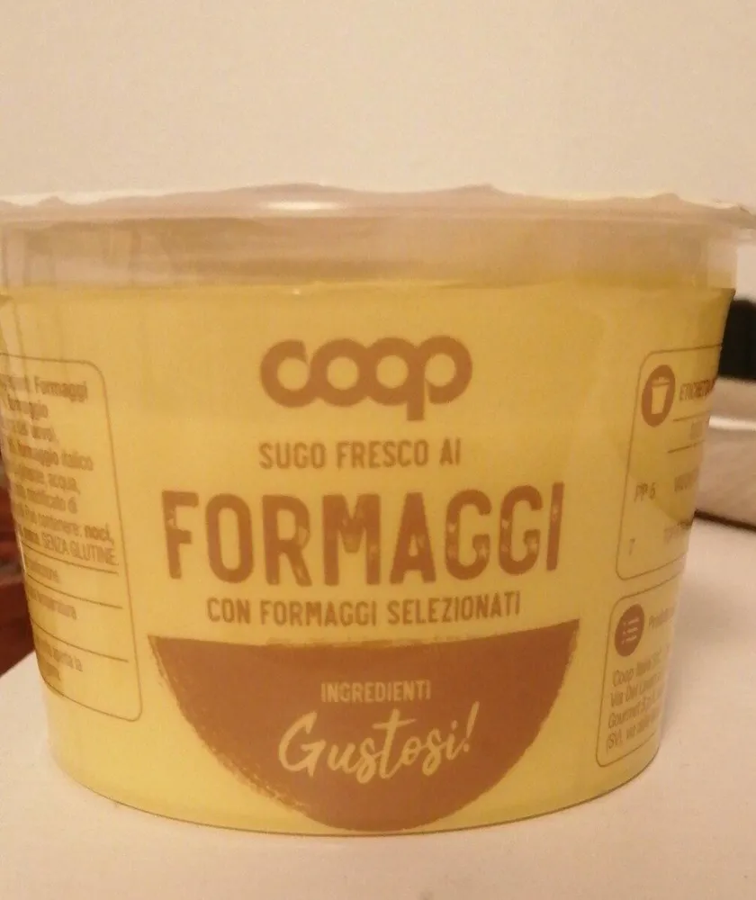 Sugo fresco ai formaggi