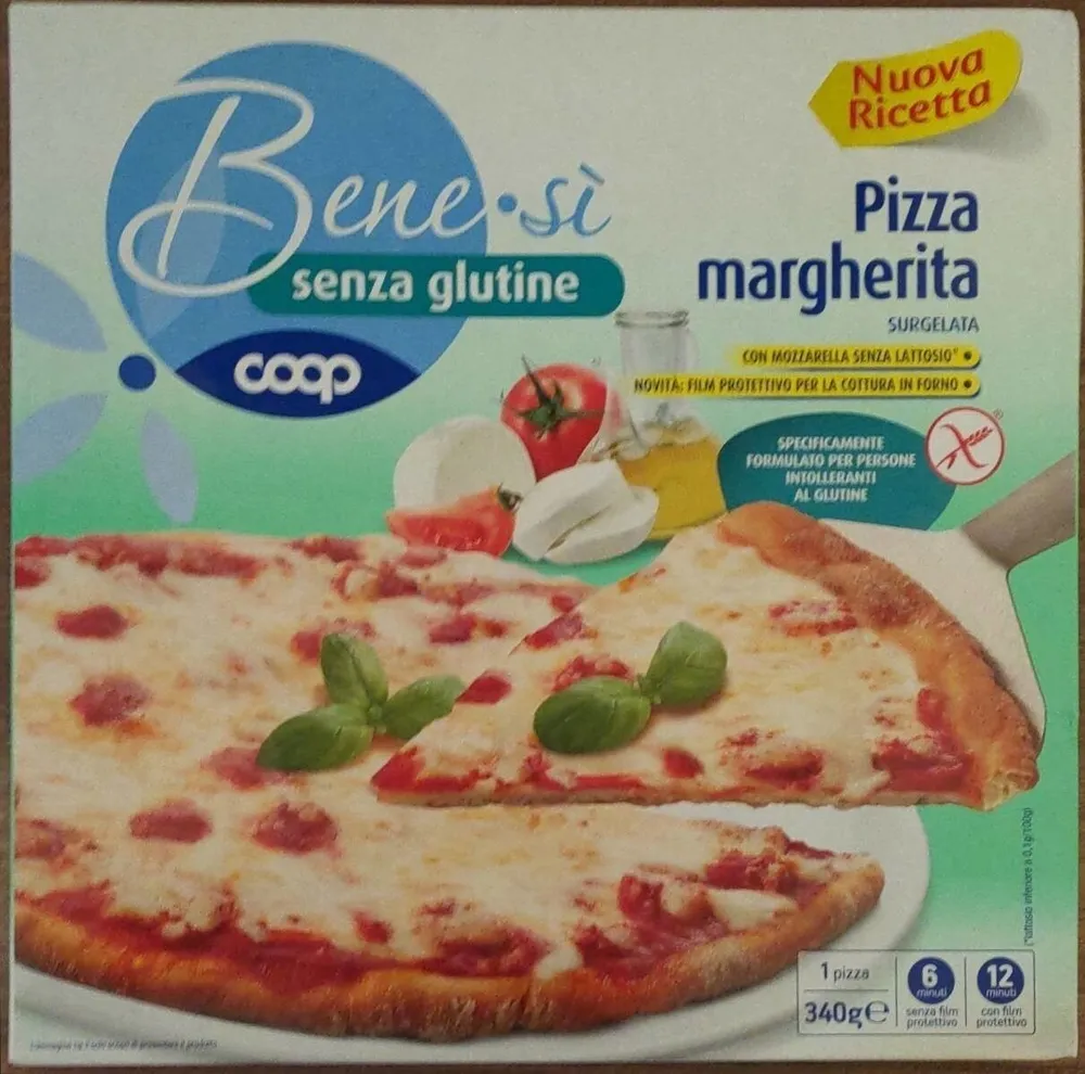 Pizza margherita senza glutine