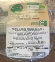 Macinato di bovino adulto biologico