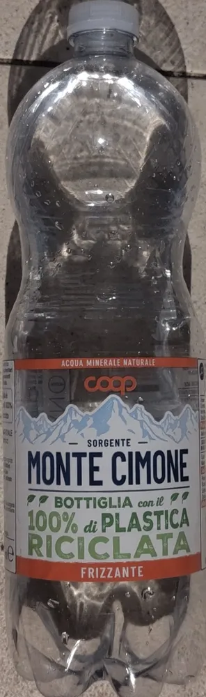 Acqua minerale frizzante Monte Cimone