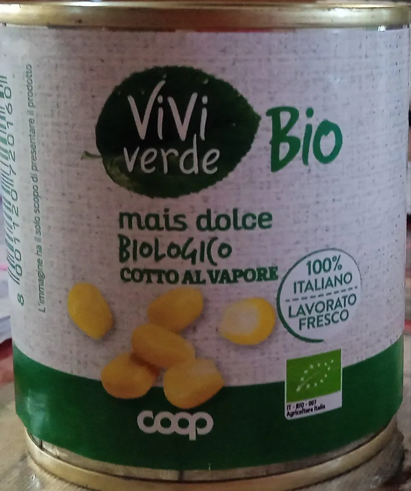 Mais dolce biologico