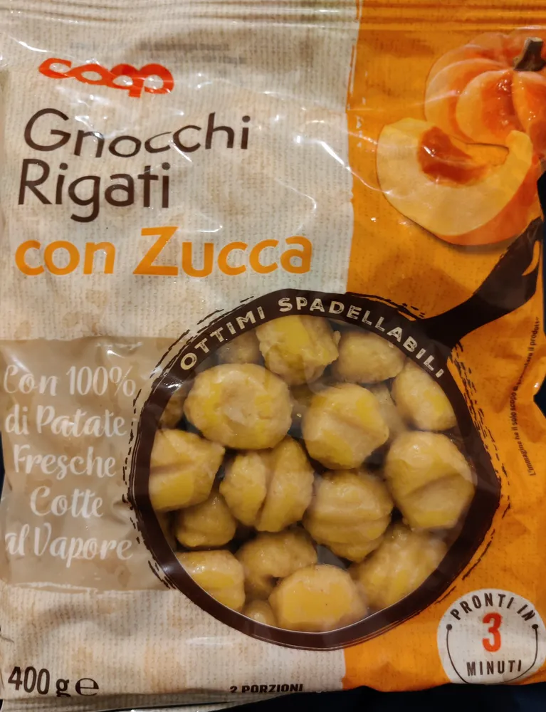 Gnocchi rigati con zucca