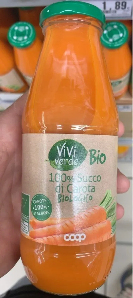 100% succo di carota bio