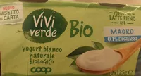 Yogurt bianco naturale biologico