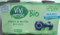 yogurt al mirtillo biologico
