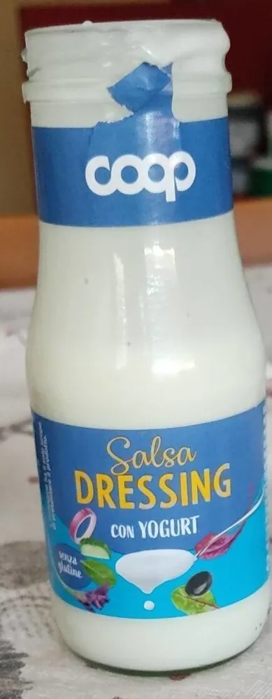 Salsa dressing con yogurt