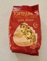 Tortellini con prosciutto crudo pasta all'uovo