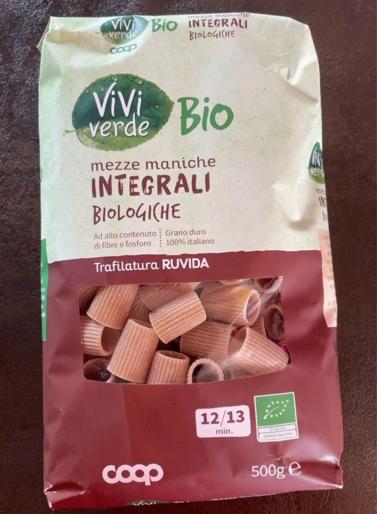 Mezze maniche integrali bio