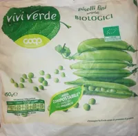 piselli fini surgelati biologici