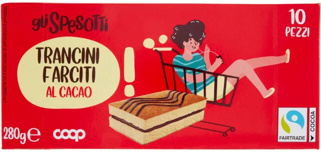Trancini farciti al cacao