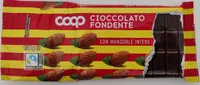 Cioccolato fondente con mandorle intere