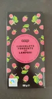 cioccolato fondente con lamponi