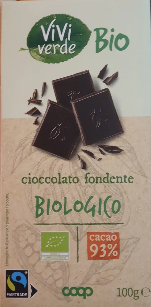 cioccolato fondente bio 93%