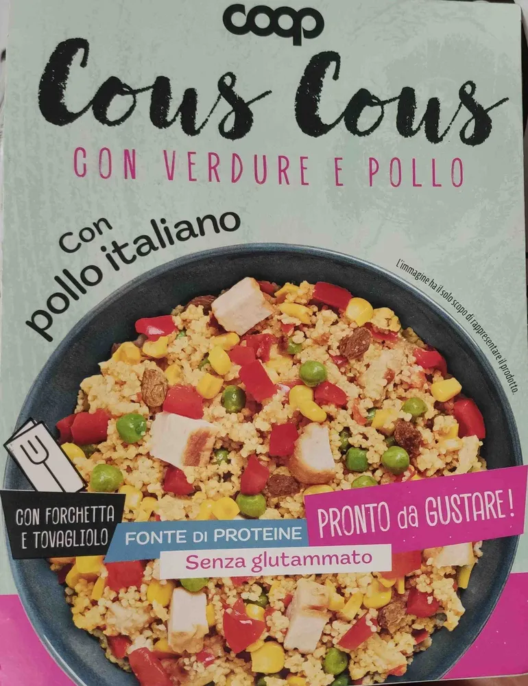 Cous cous con verdure e pollo