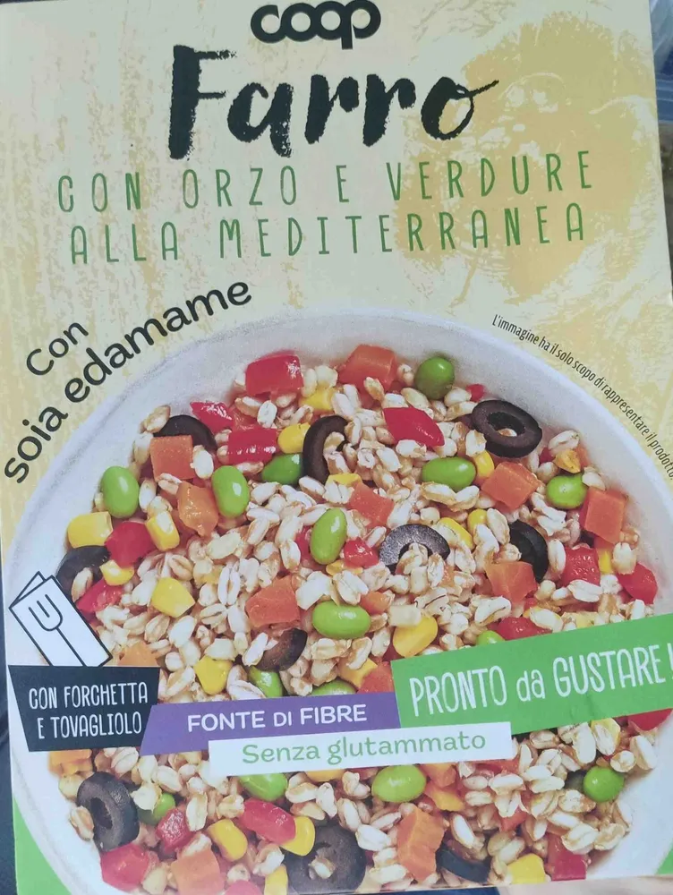 Farro con orzo e verdure alla mediterranea