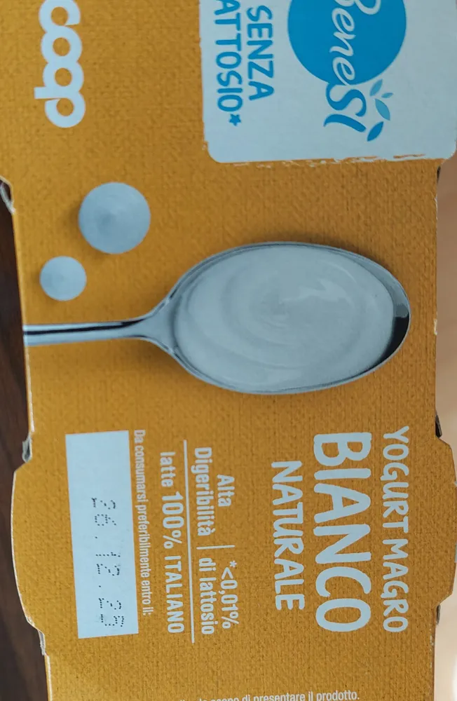 Yogurt magro bianco naturale