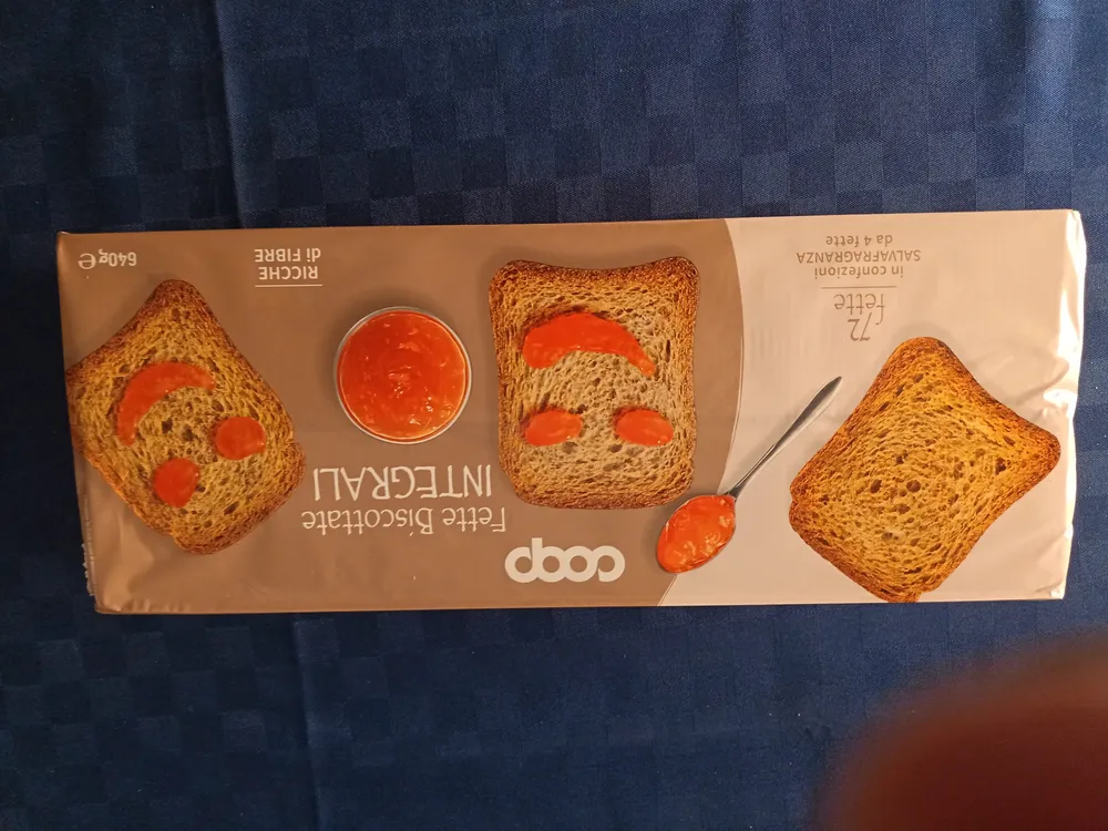Fette biscottate integrali