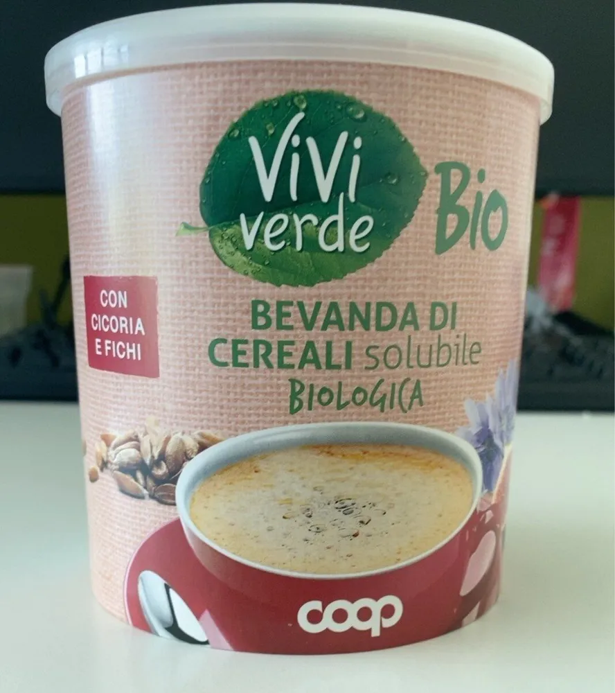 Bevanda di Cereali solubile con cicoria e fichi
