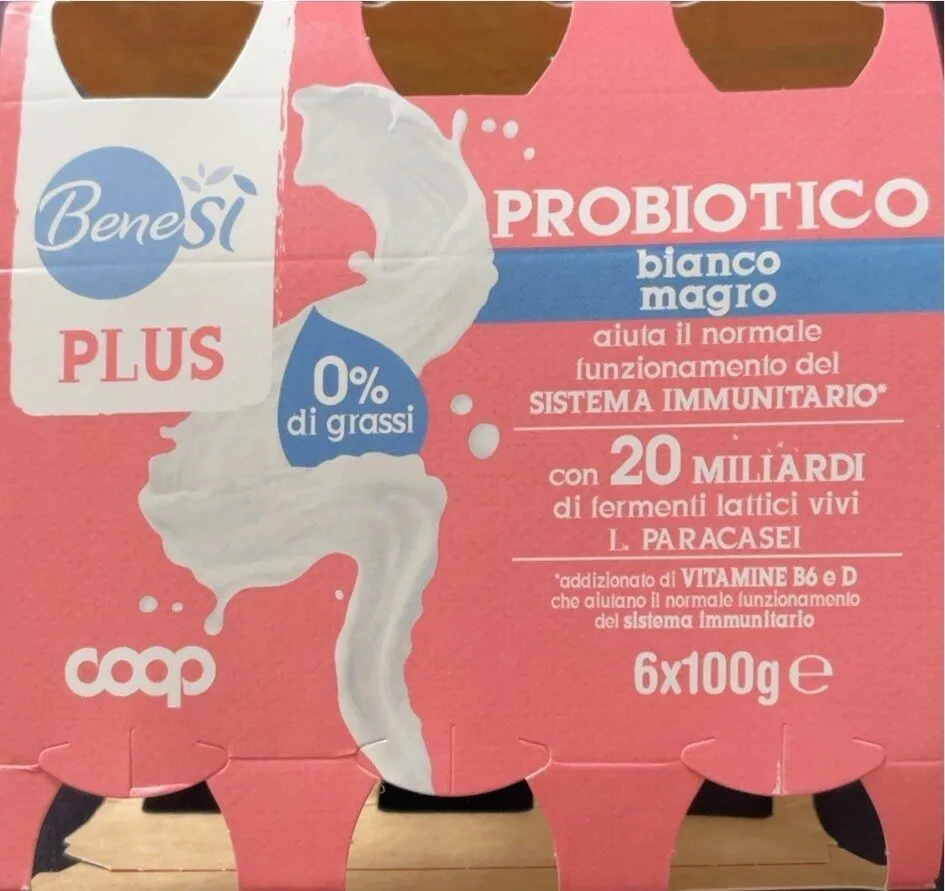 Benesì Plus probiotico bianco magro