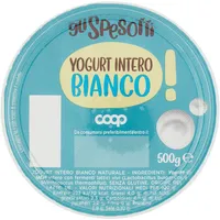Yogurt intero bianco