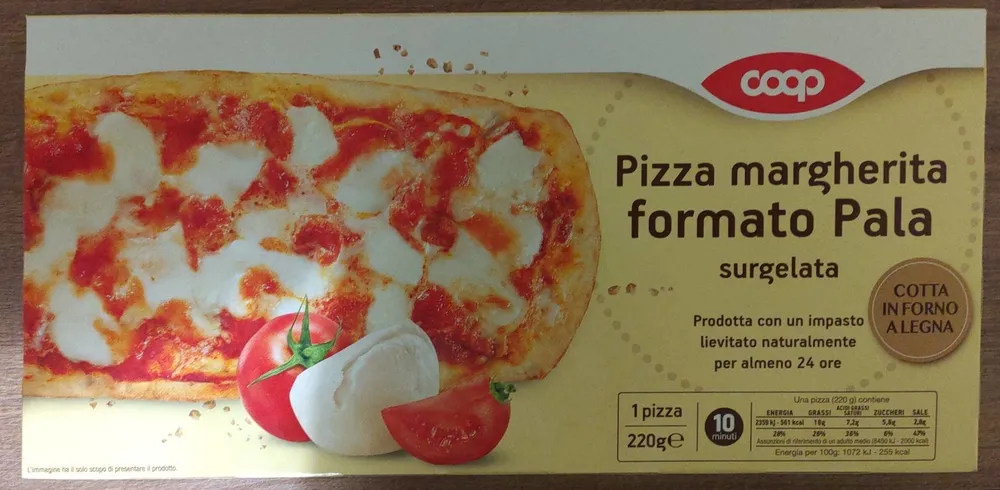 Pizza Margherita Formato Pala