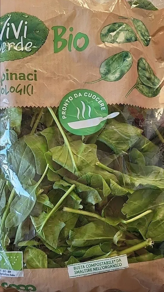 Spinaci biologici Vivi verde
