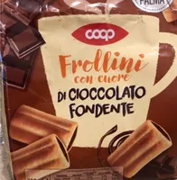 Frollini con cuore di cioccolato fondente