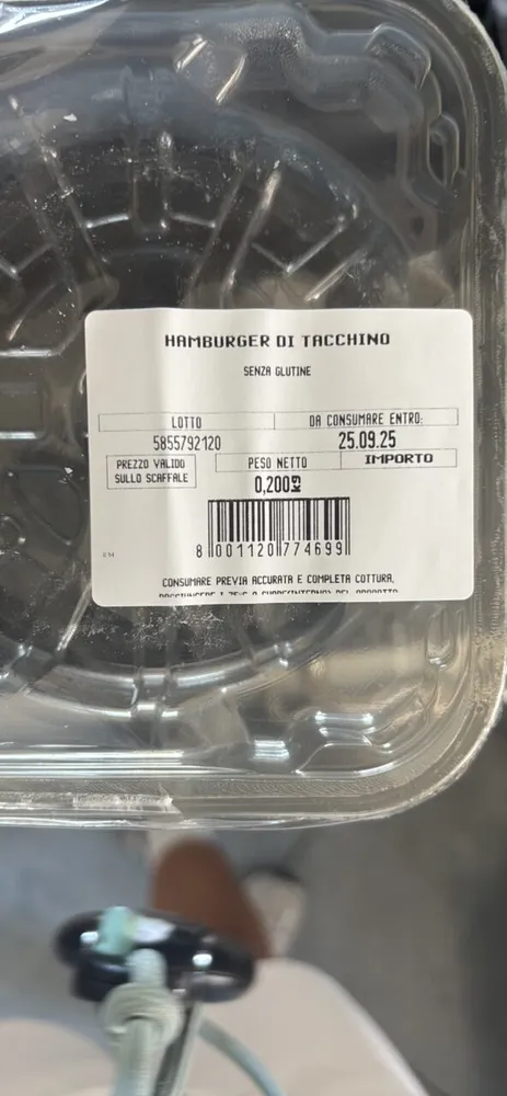 Hamburger tacchino