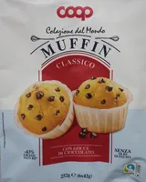 Muffin con gocce di cioccolato