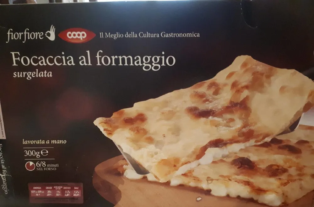 Focaccia al formaggio fiorfiore