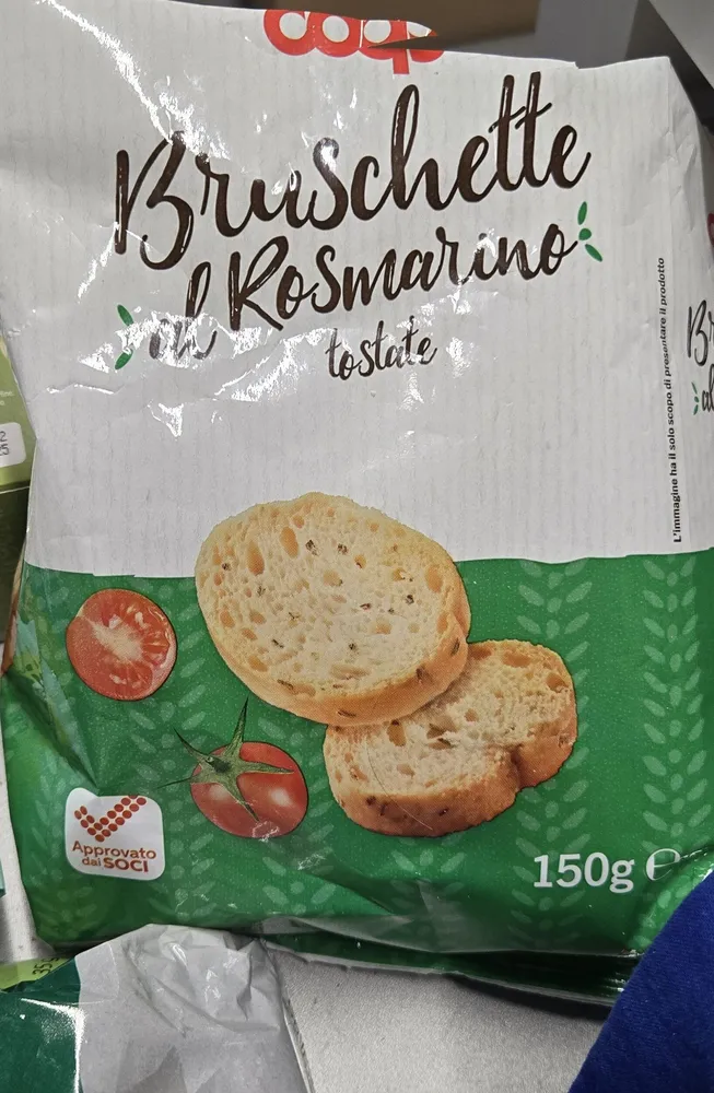 Bruschette al rosmarino tostate