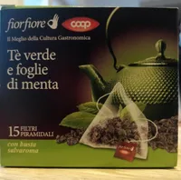 Te verde e foglie di menta