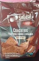 Crackers con riso farro e sesamo