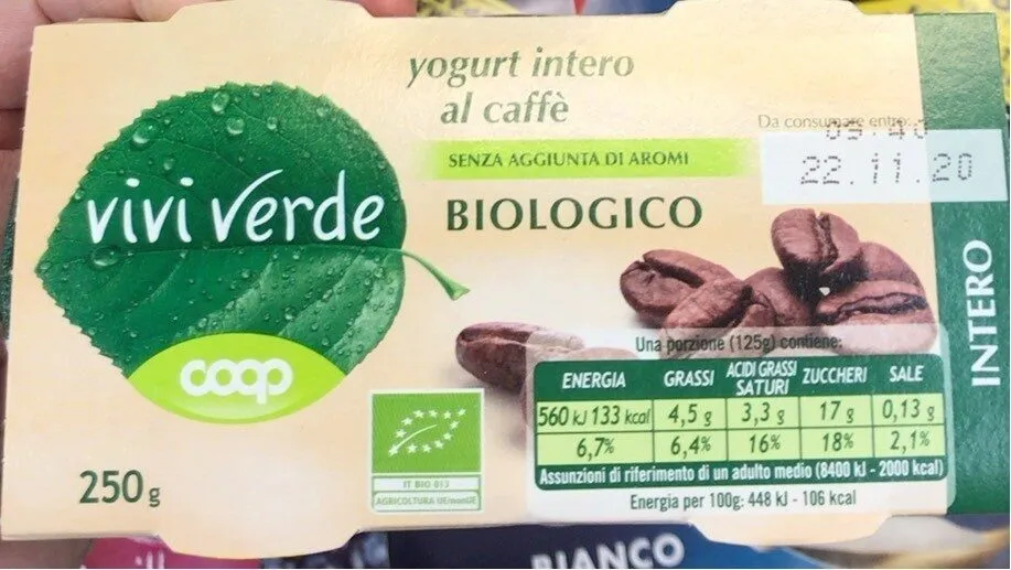 Yogurt caffè bio