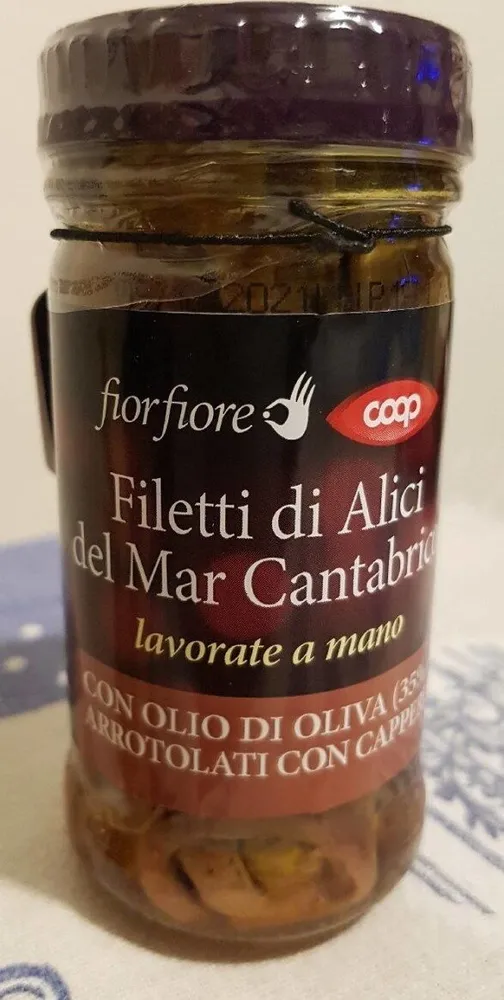 Filetti di alici del Mar Cantabrico