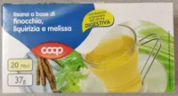 Tisana a base di finocchio, liquirizia e melissa
