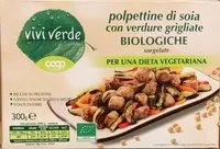 Polpettine di soia con verdure grigliate