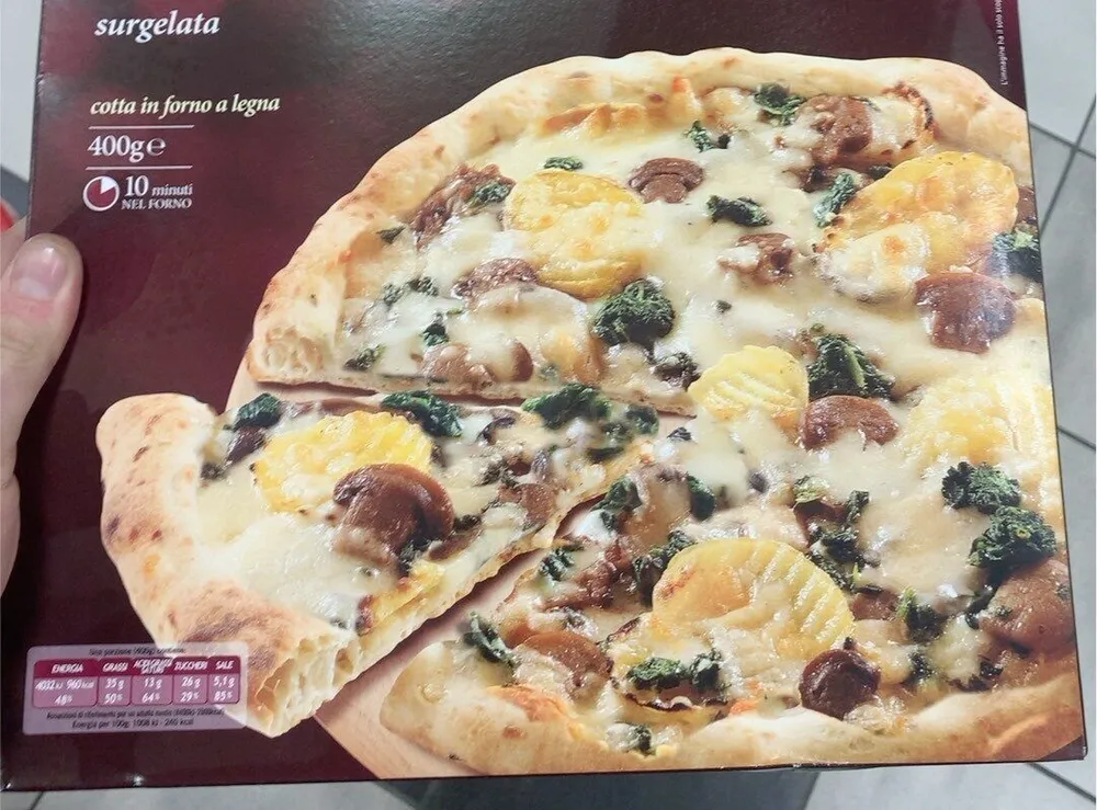 pizza bianca rustica