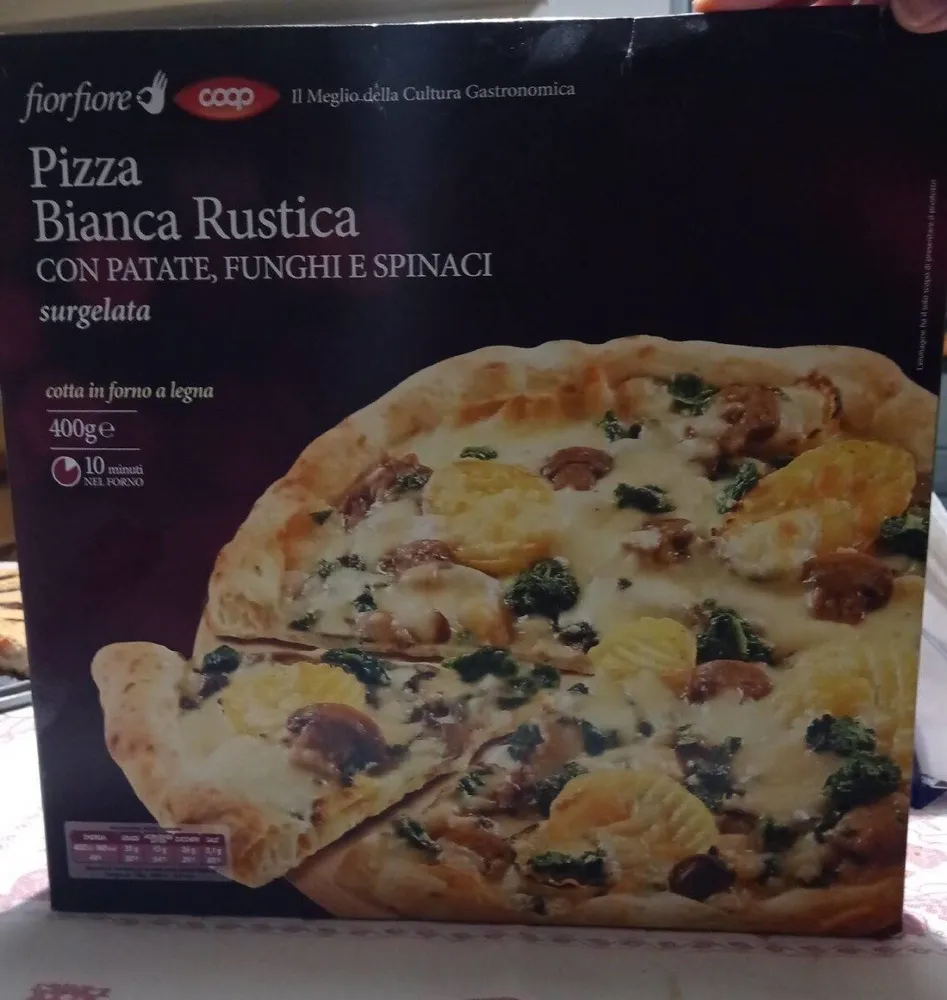 Pizza bianca rustica