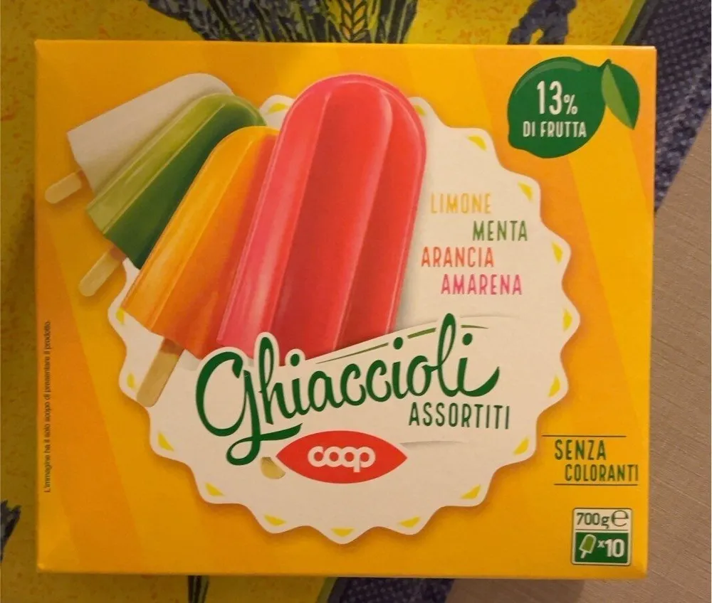 Ghiaccioli assortiti